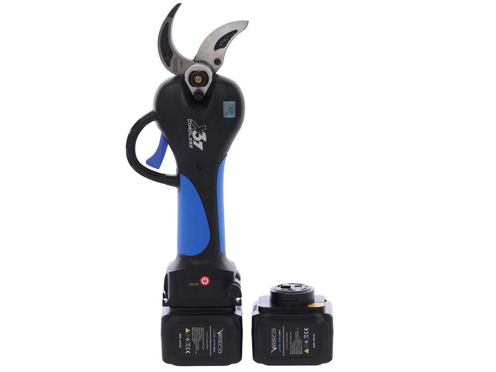 VESCO X37 - Tijeras eléctricas de batería - 2x 21.6V 2.5Ah