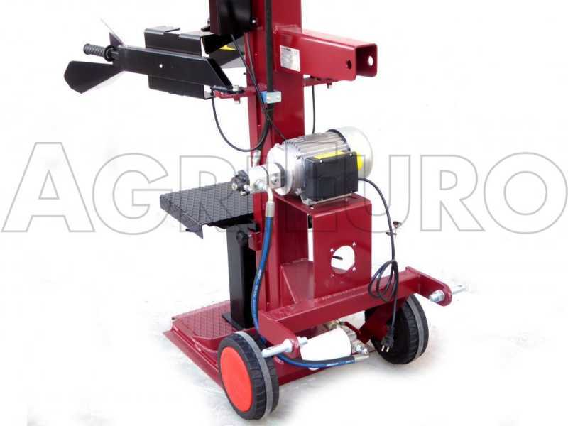 Rajadora de le&ntilde;a vertical el&eacute;ctrica AgriEuro SIE 10 toneladas, carrera 1000 mm