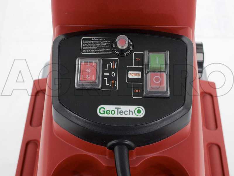 Biotrituradora el&eacute;ctrica GeoTech ESB 2801 ROLLER de rodillo (engranajes) con caj&oacute;n