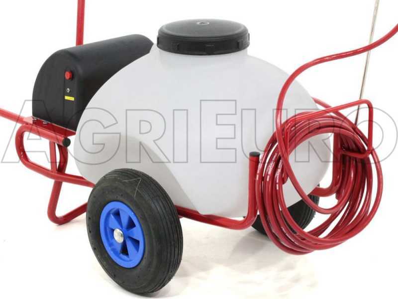 Carretilla fumigadora el&eacute;ctrica M2017011 - con gancho - de bater&iacute;a 12V - 70L PRO