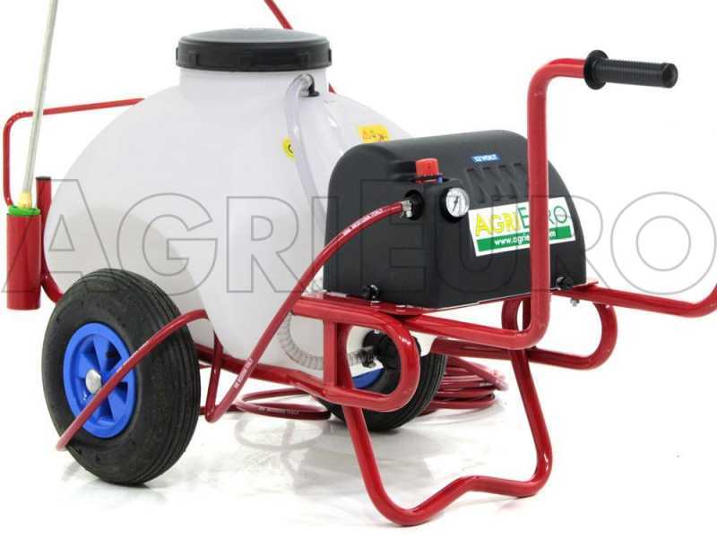 Carretilla fumigadora el&eacute;ctrica M2017012 - con gancho - de bater&iacute;a 12V - 70L PRO