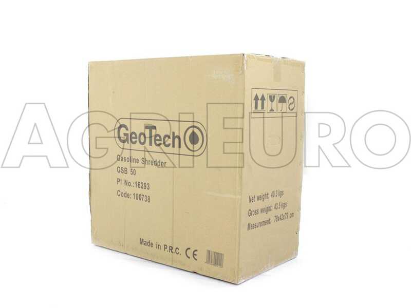 GeoTech GSB50 - Biotrituradora de gasolina - Motor  6 HP