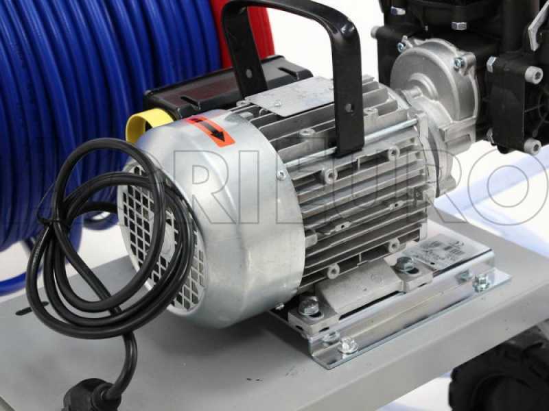 Motobomba fumigadora el&eacute;ctrica con carro - Bomba Comet MC25 - motor el&eacute;ctrico