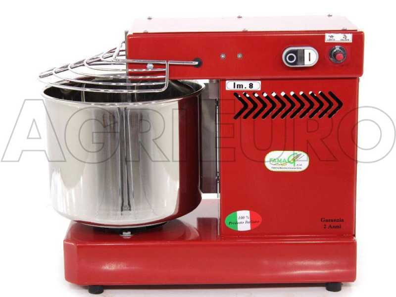 Famag IM 8/230 10 Velocidades Roja - Amasadora de espiral 8 Kg 