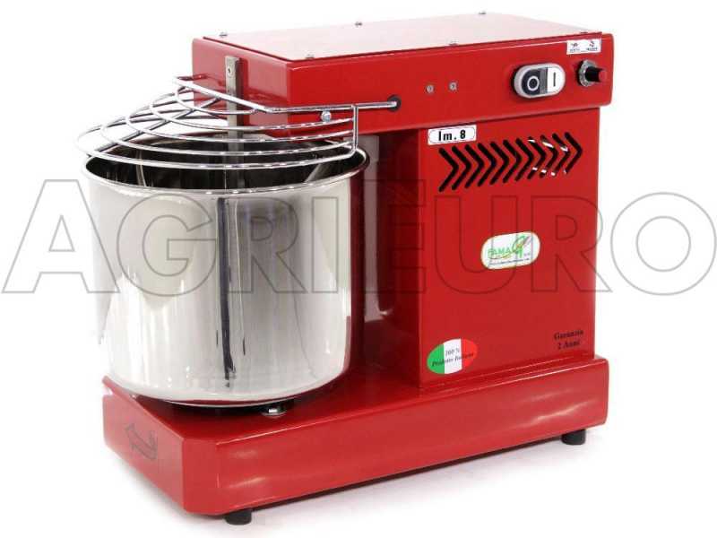 Famag IM 8/230 10 Velocidades Roja - Amasadora de espiral 8 Kg 