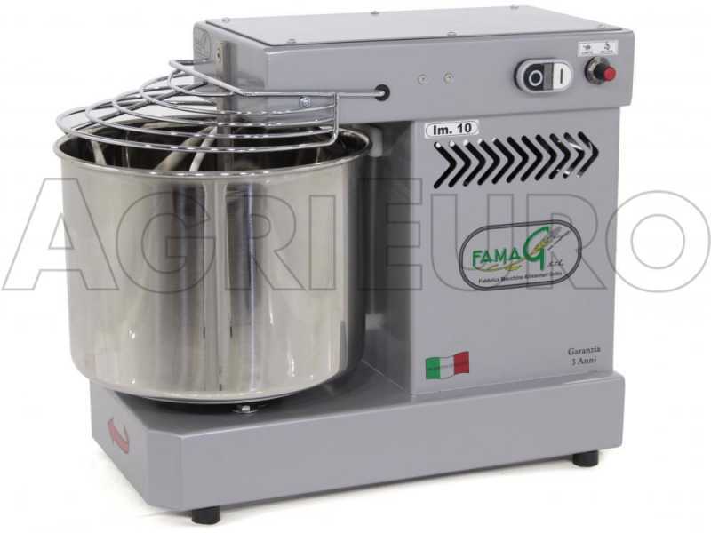 Famag IM 10/230 10  Velocidades Silver- Amasadora de espiral de 10 kg