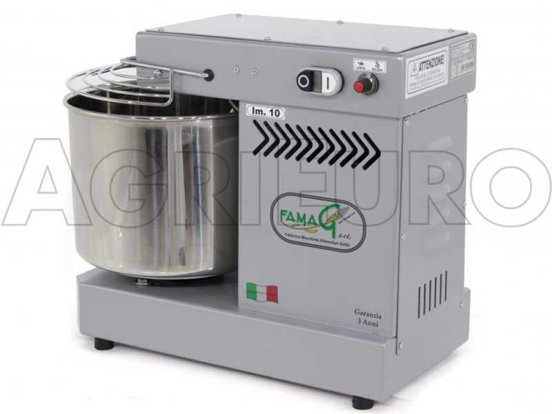 Famag IM 10/230 10  Velocidades Silver- Amasadora de espiral de 10 kg