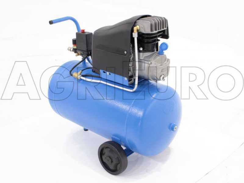 ABAC MONTECARLO L20 - Compresor de aire el&eacute;ctrico monof&aacute;sico, sin aceite - Motor 2 HP - 50 L