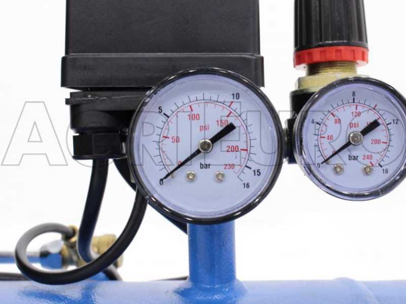ABAC MONTECARLO L20 - Compresor de aire el&eacute;ctrico monof&aacute;sico, sin aceite - Motor 2 HP - 50 L