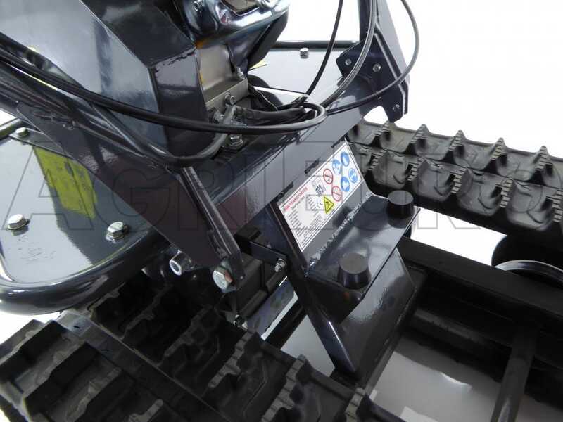 GeoTech Pro GeoPorter 330E BS - Carretilla de orugas con caja extensible y 4 rodillos - 300 kg
