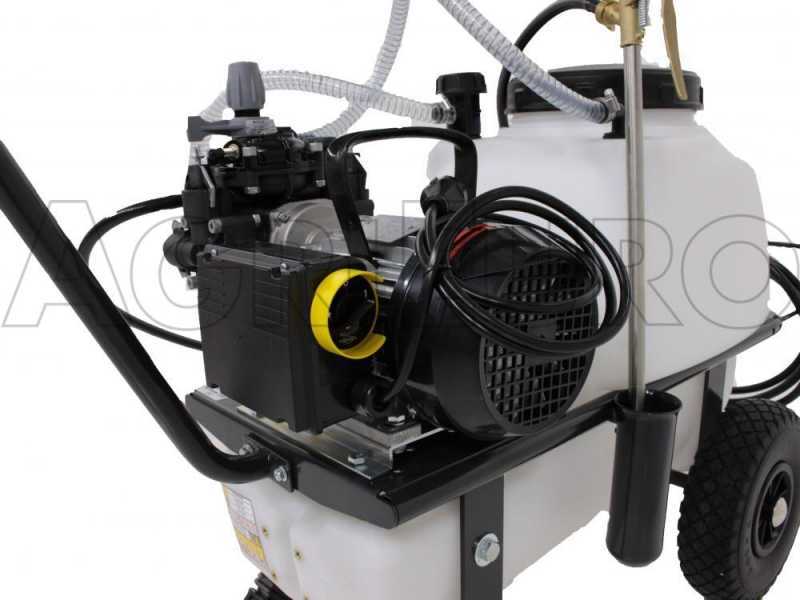Carretilla fumigadora - Bomba Comet MC 20/20 con motor el&eacute;ctrico - Dep&oacute;sito 50L