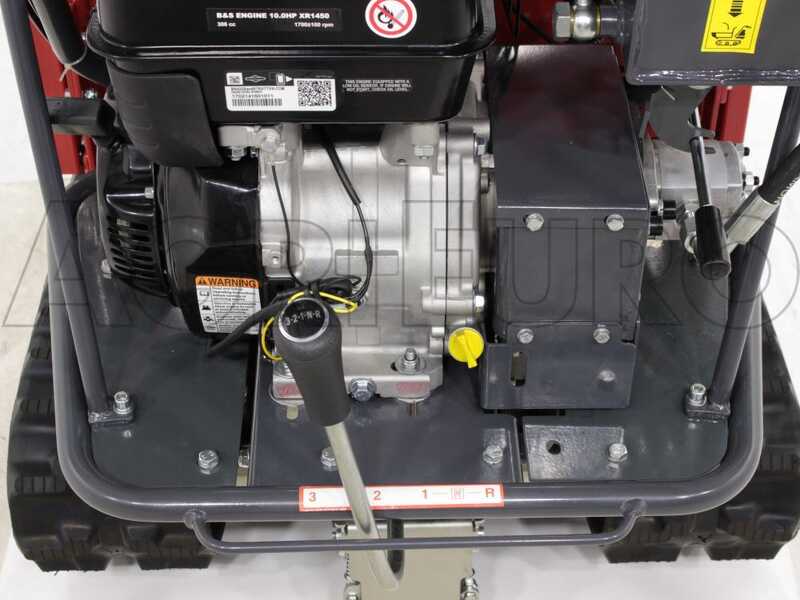 Carretilla de orugas GeoTech Pro GeoPorter 530D BS Hydro - 12 HP, Caja dumper hidr&aacute;ulica 500kg