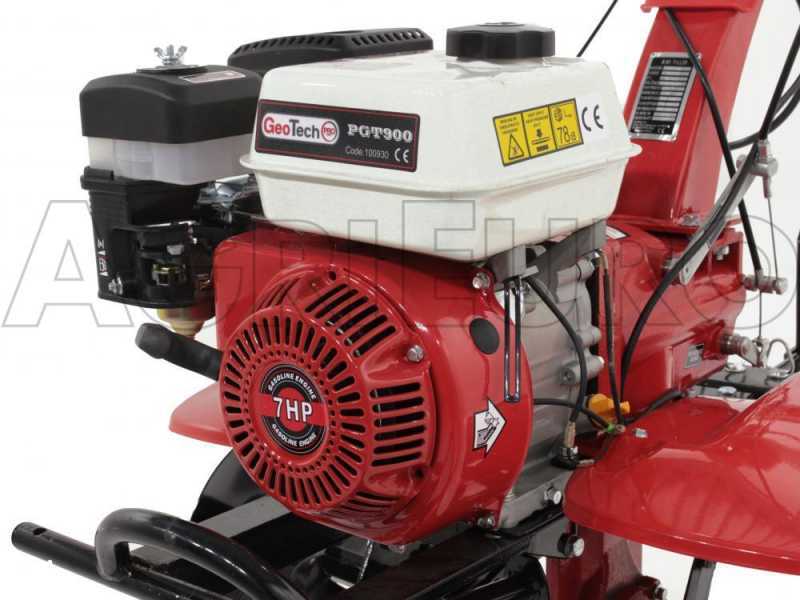 GeoTech-Pro PGT 900 - Motoazada de gasolina 7 HP con cambio marchas 2+1 y transmisi&oacute;n por engranajes