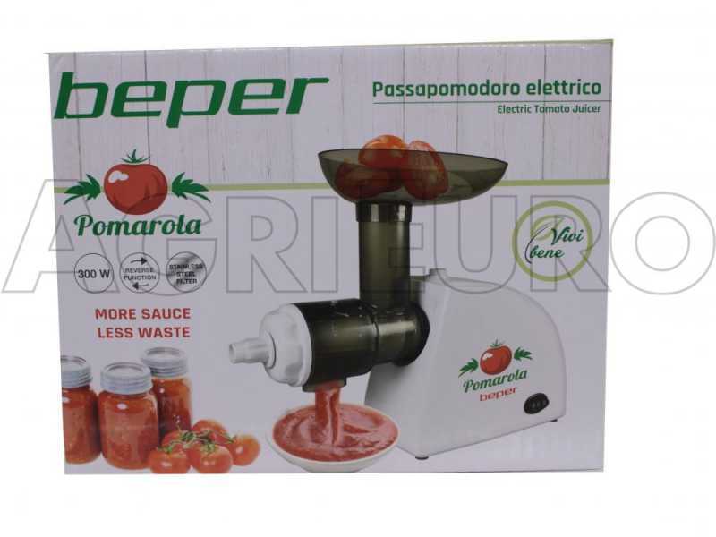 Trituradora de tomate el&eacute;ctrica Beper Pomarola, con motor de 300 W, 220-240 V