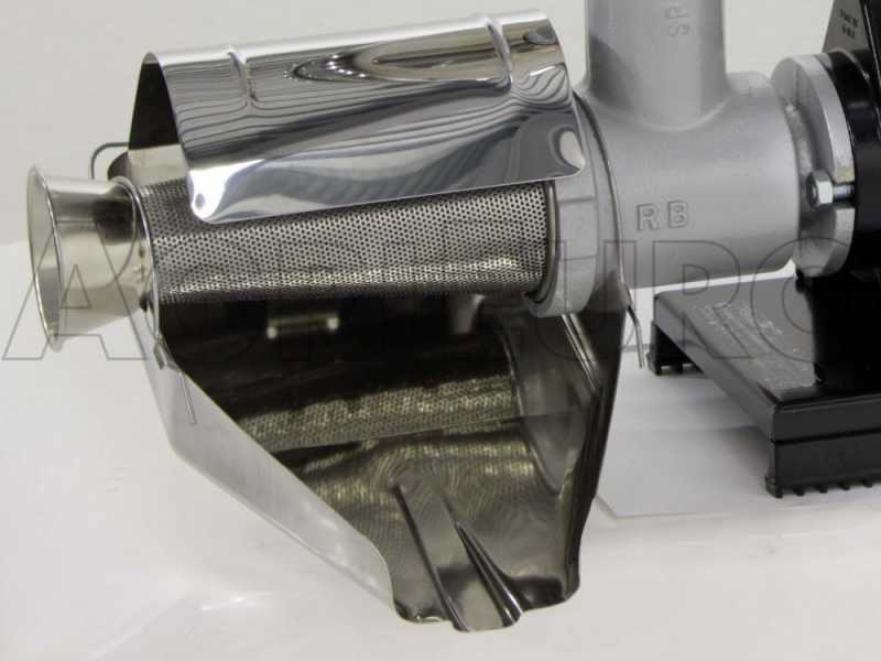 Reber 70130N - Trituradora de tomate N.5 INOX, Motor de inducci&oacute;n profesional de 600 W