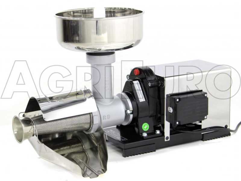 Reber 70130N - Trituradora de tomate N.5 INOX, Motor de inducci&oacute;n profesional de 600 W