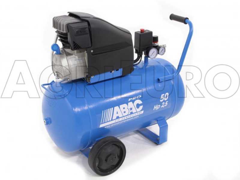 Abac Montecarlo L25P - Compresor de aire el&eacute;ctrico con ruedas - motore 2,5 HP - 50 l