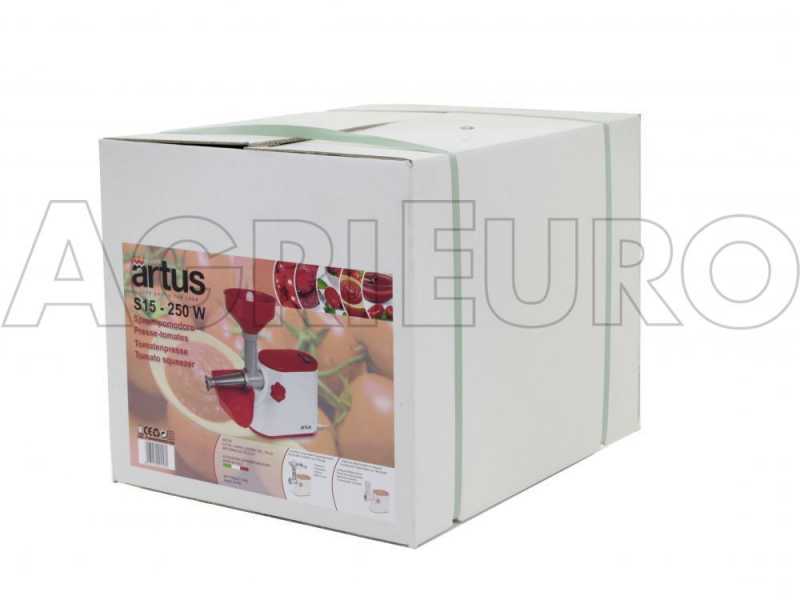 ARTUS S15 - Trituradora de tomate el&eacute;ctrica - Para hacer pur&eacute; de tomate - Motor de 250 W