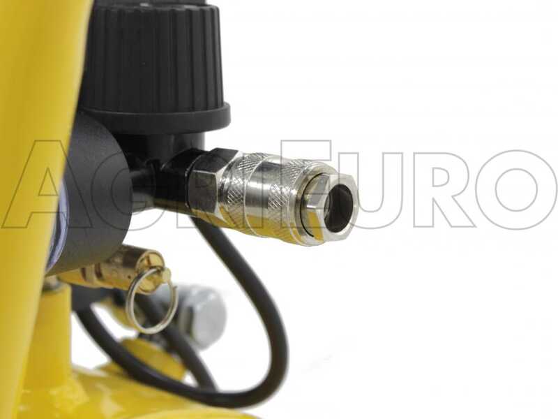 Abac Pole Position B15 - Compresor de aire el&eacute;ctrico con ruedas - Motor 1.5 HP - 24 L sin aceite
