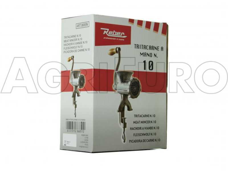 Reber 8685N n&deg; 10 - Picadora de carne manual  de manivela