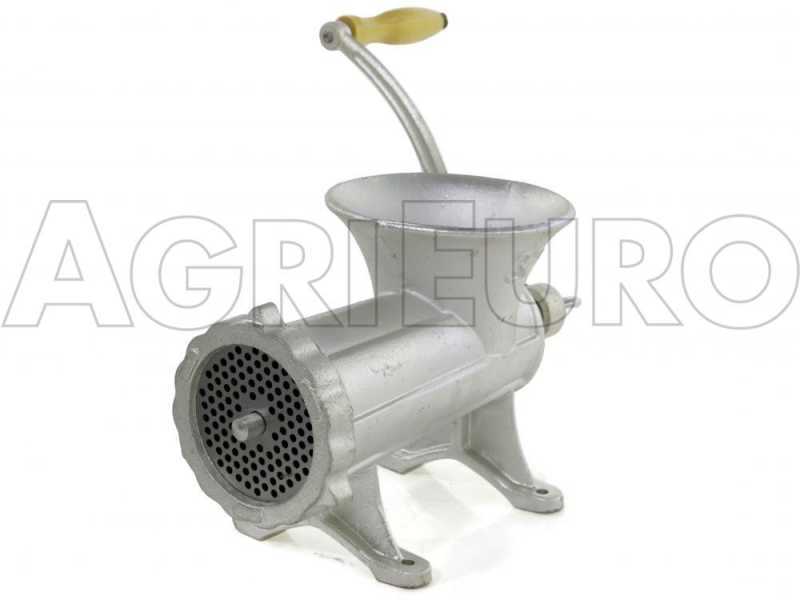 Picadora de carne manual de manivela Reber 8684N n&deg; 32, de fundici&oacute;, para uso alimentario