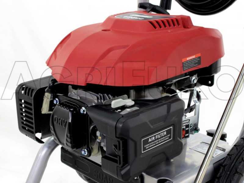 Hidrolimpiadora de gasolina GeoTech GPW 10/200, motor de 196cc y 6.5 Hp, 208 bar
