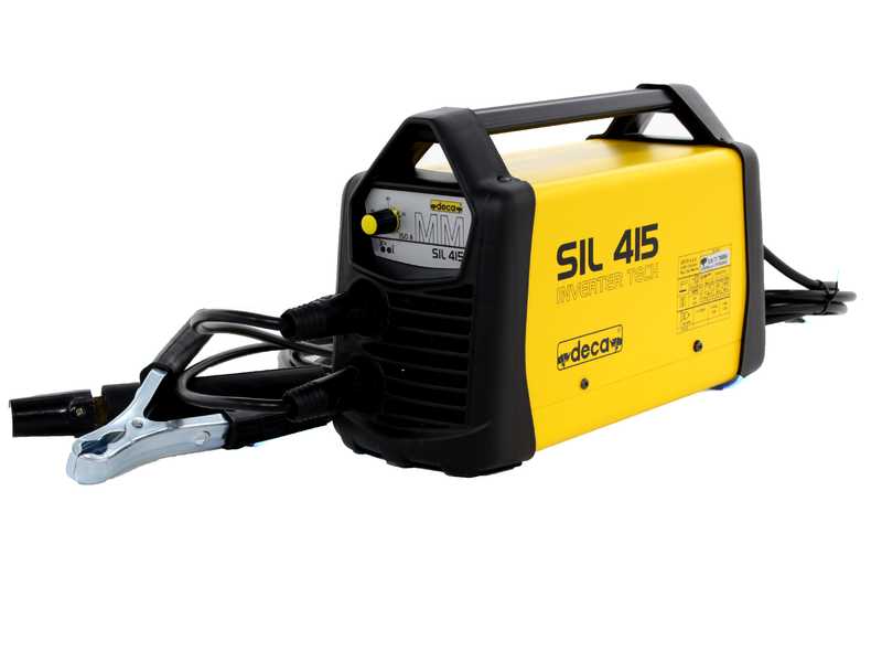 Soldadora inverter Deca SIL 415 - 150 Amperios m&aacute;x - Alimentaci&oacute;n 230 voltios - kit de uso