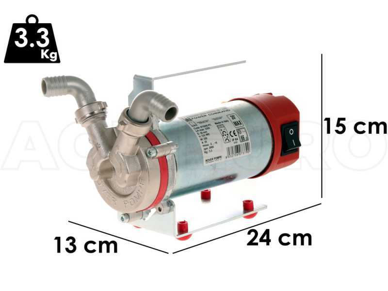 Bomba de trasiego el&eacute;ctrica Rover Marina Mini Novax 20 - 12V, con Power Command