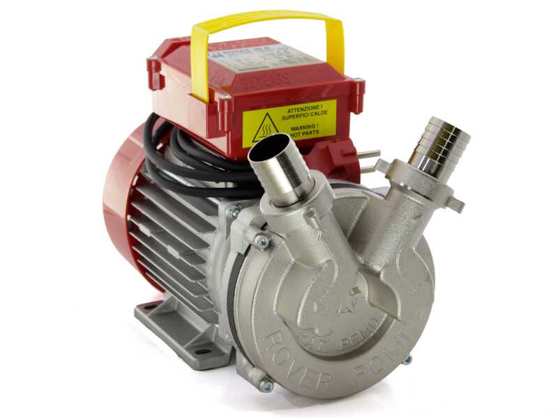 Rover Novax 30 B - Bomba eléctrica de trasiego - Electrobomba para líquidos calientes y cerveza - Monofásica - 230 V