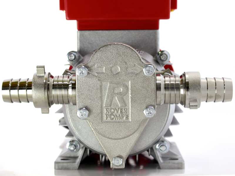 Rover Novax G 20 - Bomba el&eacute;ctrica de trasiego para aceite con engranajes de aleaci&oacute;n antioxidante - 0,8 HP