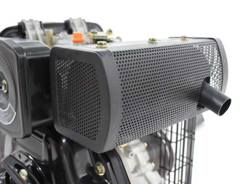 Motocompresor con motor di&eacute;sel AgriEuro GVD 50/700 AE compresor de gas&oacute;leo
