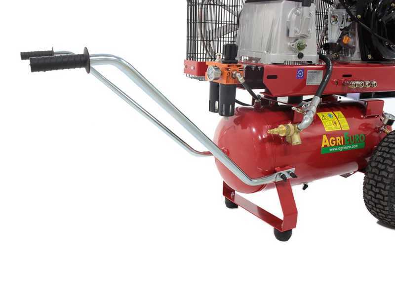 Motocompresor con motor di&eacute;sel AgriEuro GVD 50/700 AE compresor de gas&oacute;leo