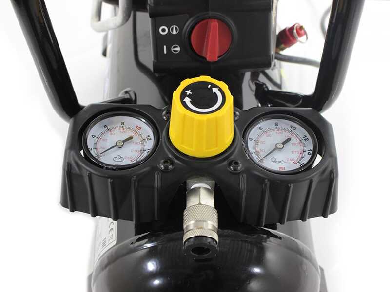 Stanley Fatmax HY 227/10/12 - Compresor de aire el&eacute;ctrico port&aacute;til monof&aacute;sico - Motor 2 HP - 12 L