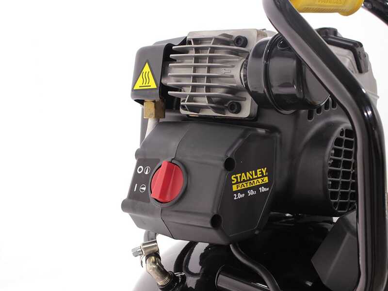 Stanley Fatmax HY 227/10/50V - Compresor de aire el&eacute;ctrico port&aacute;til monof&aacute;sico - Motor 2 HP - 50 L