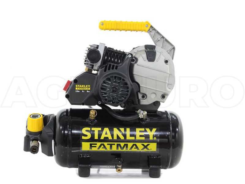 Stanley Fatmax HY 227/8/6E - Compresor de aire el&eacute;ctrico compacto port&aacute;til - Motor 2HP - 6l