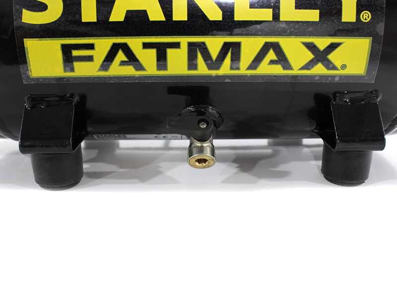 Compresor Stanley Fatmax - Silencioso (59 DB), 1.5 HP, 8 Bar, Tanque 6 Litros, Perfecto Para Taller O Bricolaje