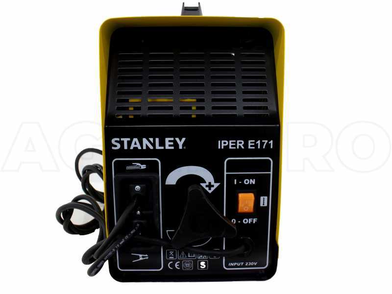 Soldadora transformers MMA Stanley IPER E171 - 140A - 230V - corriente alterna AC - kit