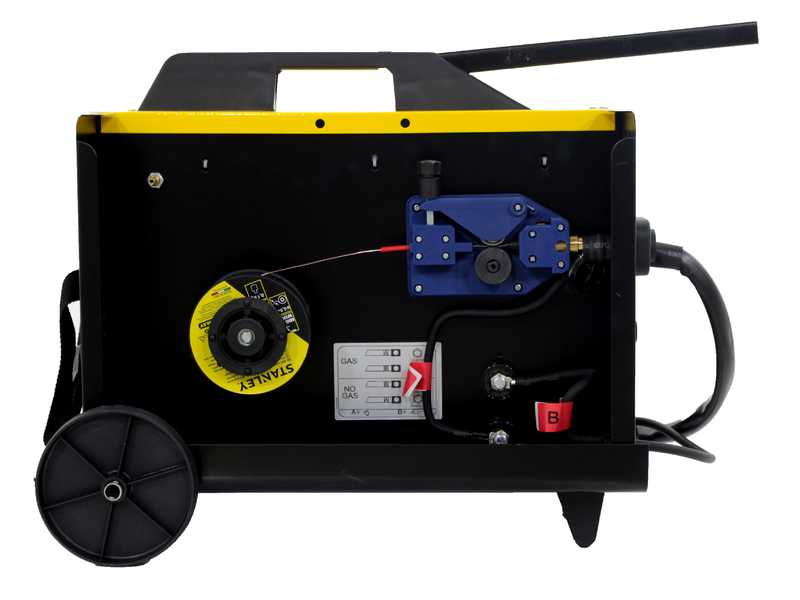 Soldadora de hilo transformer MIG Stanley VIP M165 - MIG-MAG-MOG(Gas-No Gas) - 120A - 230V