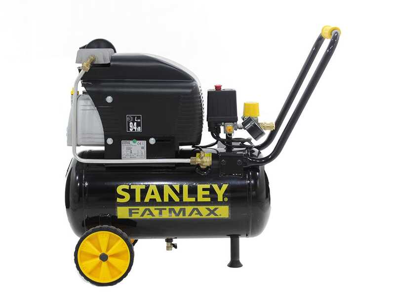 Stanley Fatmax D251/10/24s - Compresor de aire el&eacute;ctrico monof&aacute;sico - Motor 2.5 HP - 24 L
