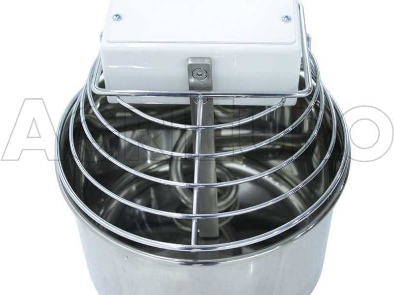 Famag IM 10S/230 1 Velocidad- Amasadora de espiral 10 Kg con cabezal abatible