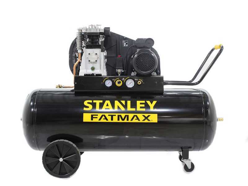 Stanley Fatmax B 400/10/200 - Compresor de aire el&eacute;ctrico monof&aacute;sico de correa - Motor 3 HP - 200 l