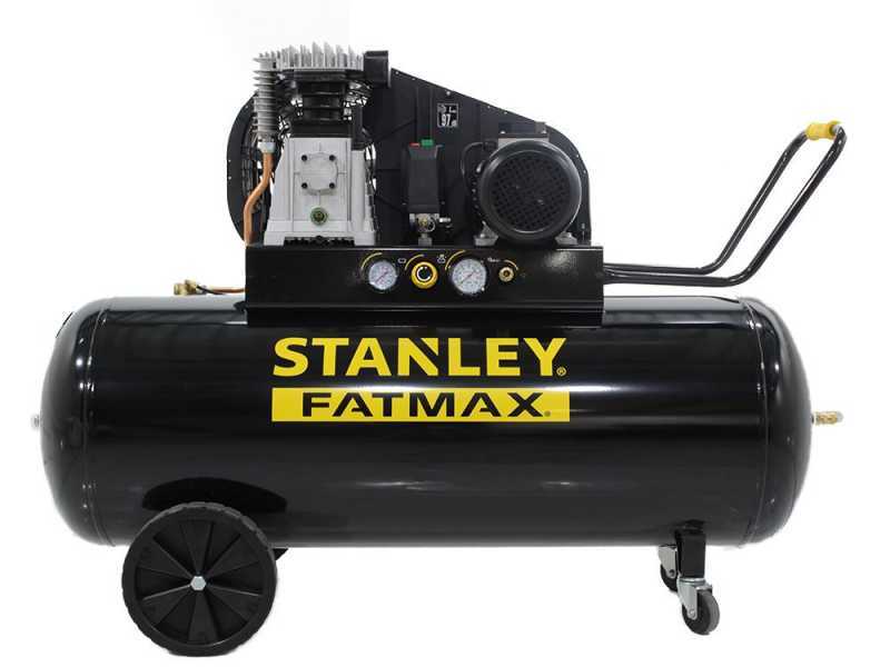 Stanley Fatmax B 480/10/200T - Compresor de aire el&eacute;ctrico trif&aacute;sico de correa - motor 4 HP - 200 l
