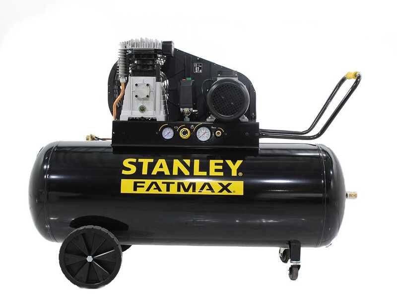 Stanley Fatmax B 480/10/270T - Compresor de aire el&eacute;ctrico trif&aacute;sico de correa - Motor 4 HP - 270 L