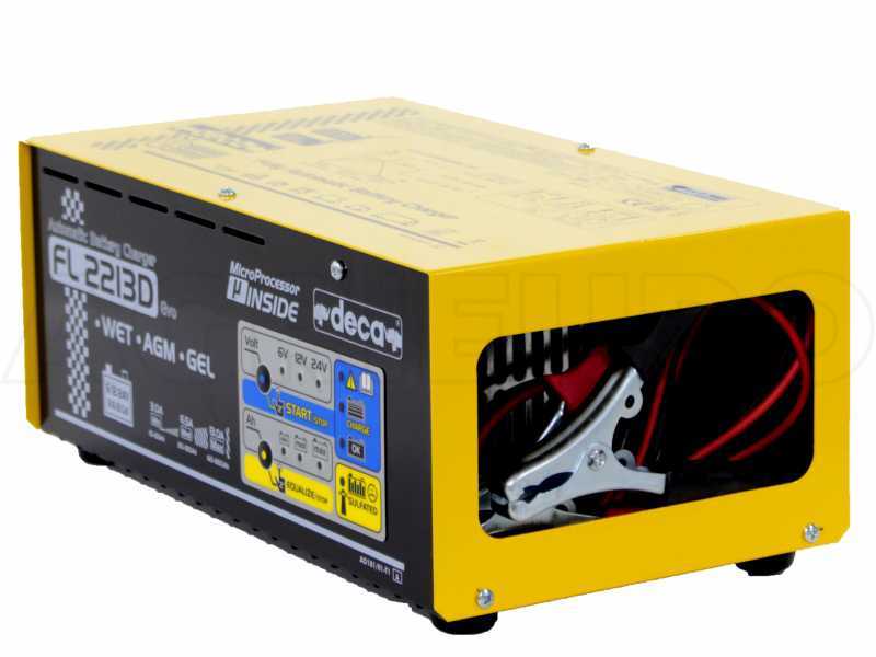 Cargador de bater&iacute;as coches y motocicletas Deca FL 1112 - el&eacute;ctrico - monof&aacute;sico - para bater&iacute;as 6-12V