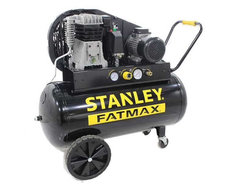 Stanley Fatmax B 350/10/100 T - Compresor de aire el&eacute;ctrico trif&aacute;sico de correa - Motor 3 HP - 100 L