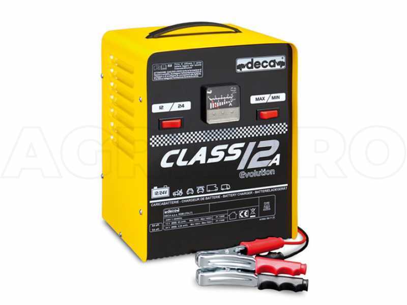 Cargador de bater&iacute;as coches Deca CLASS 12A portatil- alimentaci&oacute;n monof&aacute;sica - bater&iacute;as 12-24V