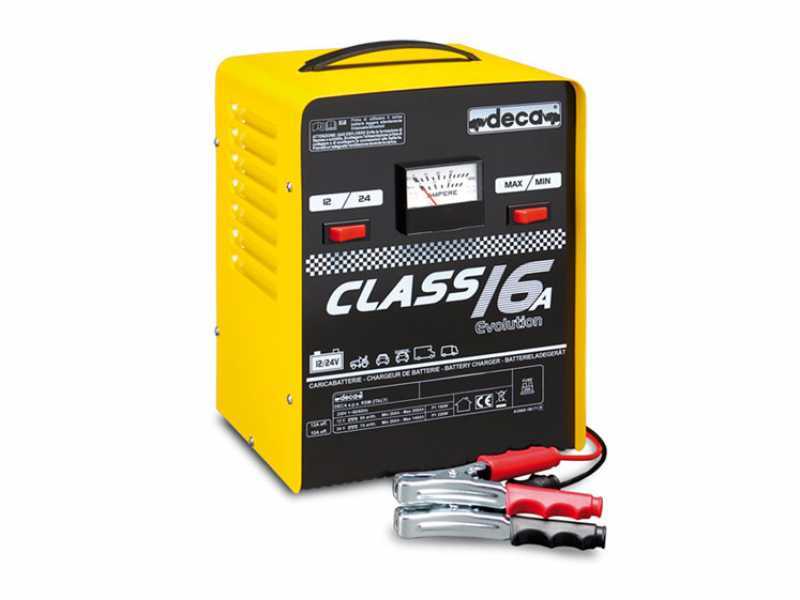 Cargador de bater&iacute;as coches Deca CLASS 16A portatil- alimentaci&oacute;n monof&aacute;sica - bater&iacute;as 12-24V