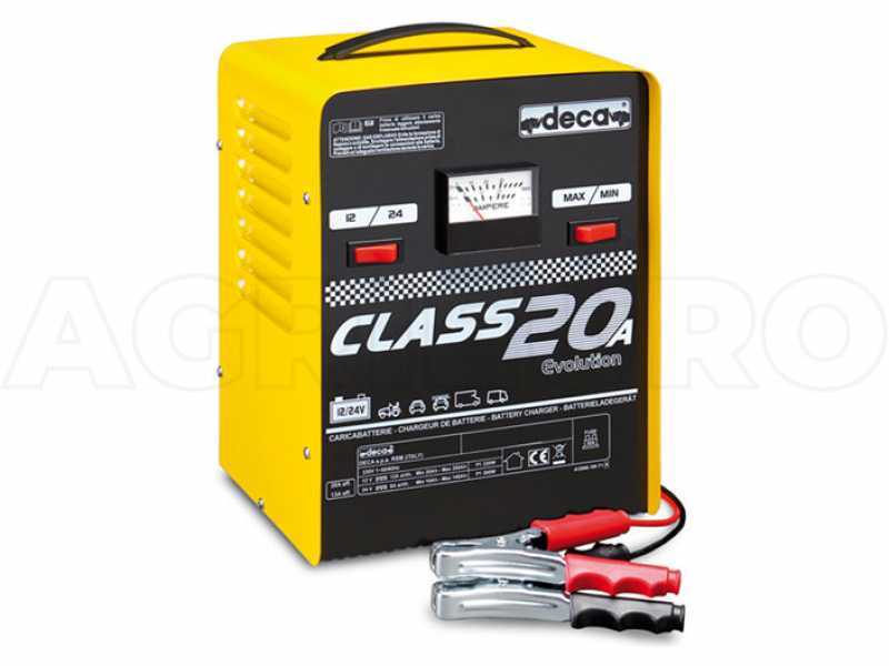 Cargador de bater&iacute;as coches Deca CLASS 20A portatil- alimentaci&oacute;n monof&aacute;sica - bater&iacute;as 12-24V