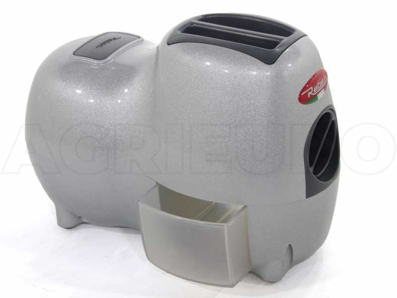 Rallador el&eacute;ctrico de mesa Reber Fido Silver 9250 NS, con motor de 140W