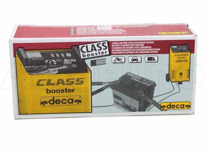 Deca CLASS BOOSTER 300E - Cargador de bater&iacute;a arrancador - con ruedas - monof&aacute;sico - bater&iacute;a 12-24V